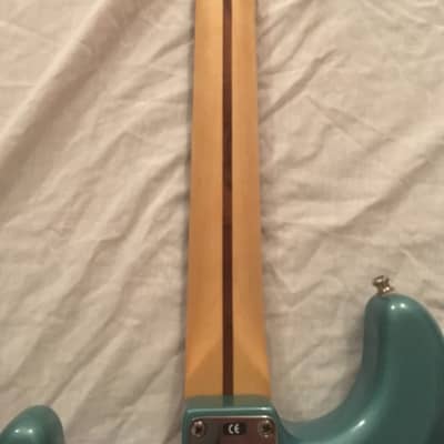 Custom Tom Delonge Teal Green Metallic Fender Stratocaster Hardtail w/ Case image 9