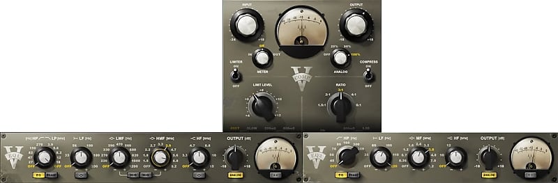 Waves V-Series (Download) <br>Mix with the Vibrant Colors of Vintage EQ and Compression image 1