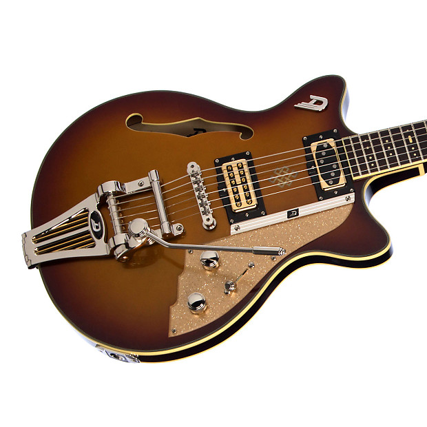 Duesenberg Joe Walsh Signature Series Electric Guitar Gold Burst image 1