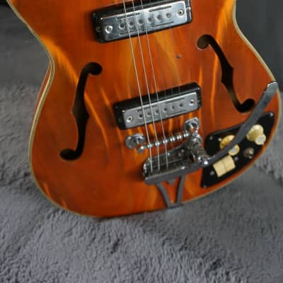 Teisco EP-8T 1960s - Brown Semi Hollow Electric image 1