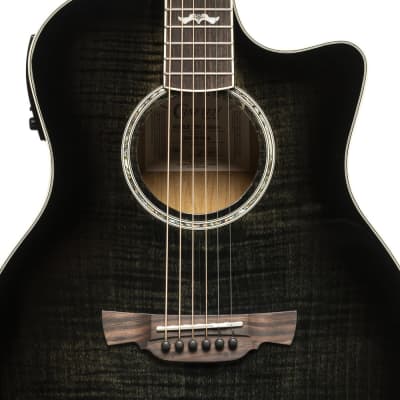 Crafter Noble Series Small Jumbo Acoustic-Electric Guitar - NOBLE TBK image 6