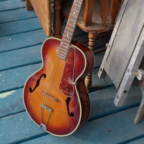 1941 Kay-made Silvertone Crest Archtop Guitar image 11