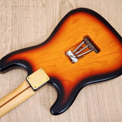 1998 Fender Deluxe Player Stratocaster Ash Body Sunburst w/ Fender Japan Neck image 15