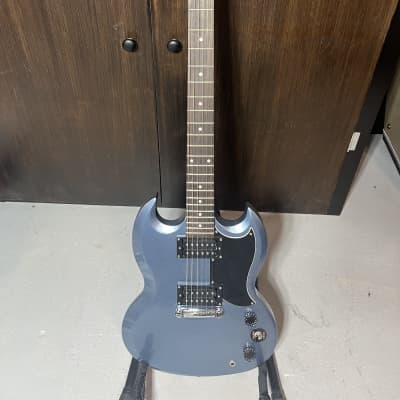 Epiphone Limited Edition SG Custom with Maestro Vibrola TV Pelham Blue 2013