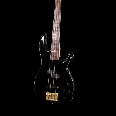 Fender Japan Contemporary Jazz Bass Special PJR-65 Black with Gold Hardware for sale