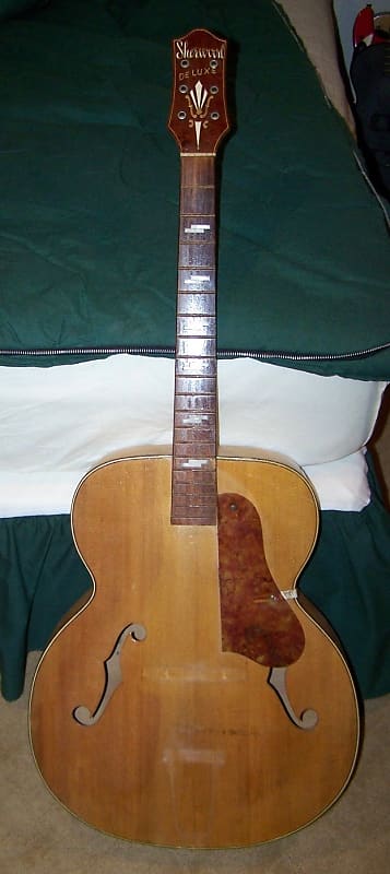 Sherwood Archtop Acoustic Guitar 1950's image 1