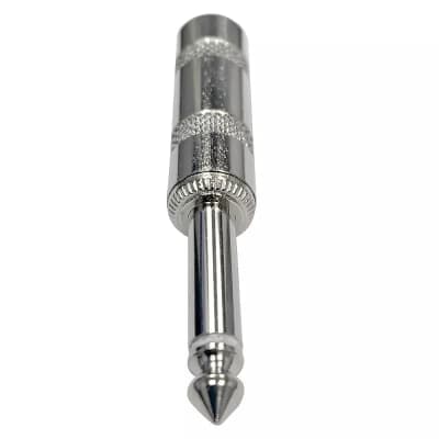 4 Pack Of Small Barrel 1/4" Male Ts Cable Connectors image 2