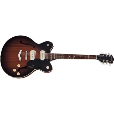 Gretsch G2622-P90 Streamliner Collection Center Block Double-Cut P90 Electric Guitar with V-Stoptail, Havana Burst image 14