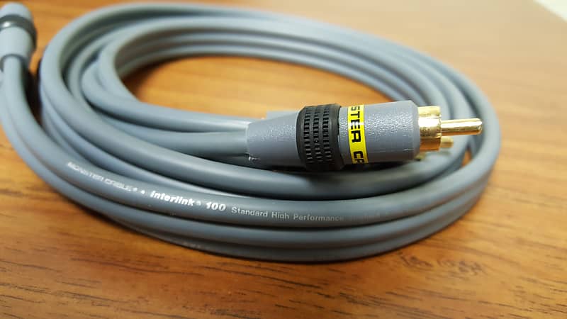 Monster Cable Interlink 100 Standard SV1 Audio Video RCA Cable