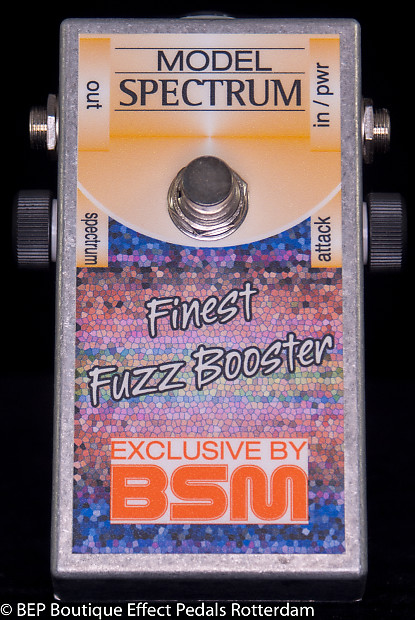 BSM Spectrum Fuzz Booster s/n 4342 Germany, tribute to Tommy BSM Spectrum Fuzz Booster s/n 4342 Germany, tribute to Tommy