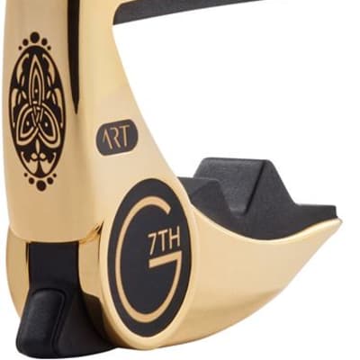 G7th Performance 3 ART Guitar Capo Celtic Design Gold image 2