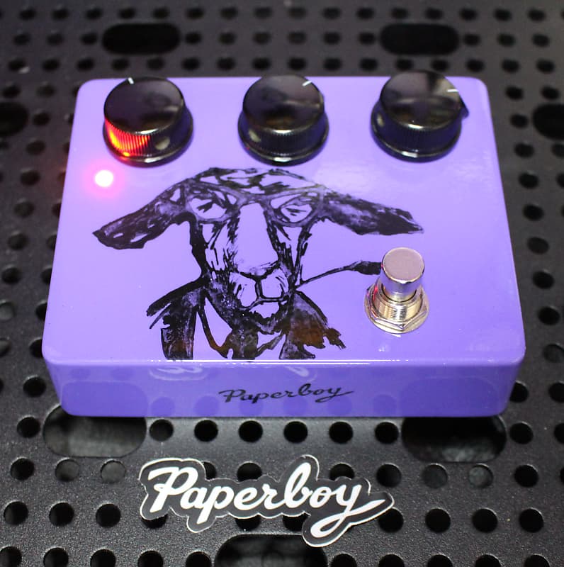 【2024年最新】海外限定の人気アイテム Paperboy Pedals Purple 2021 BLEM Klone Overdrive Goat The ギター