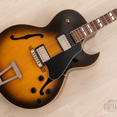 1991 Gibson ES-175 Hollowbody Guitar Vintage Sunburst w/ 57 Classic PAFs, Case for sale