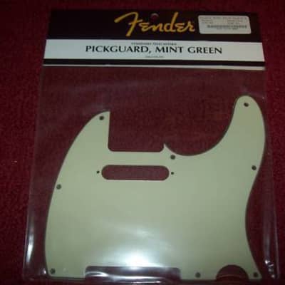 Fender Standard Tele Pickguard, 3-Ply - MINT GREEN, 099-2154-000