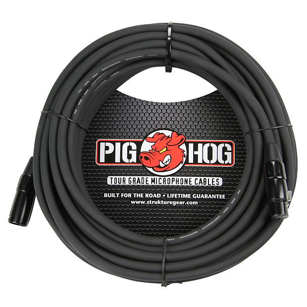 Pig Hog PHM25 Tour Grade XLR Male to Female Mic Cable - 25" image 1