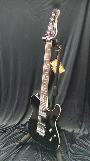 G&L Guitars Tribute ASAT Deluxe Carved Top 2014 Trans black image 1