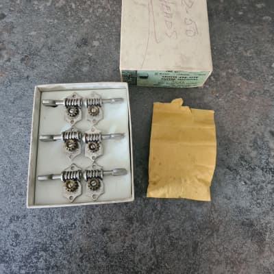 Grover Sta-Tite Open back tuners 1960s - Nickel No. 98 Original box.. PLEASE READ. image 1