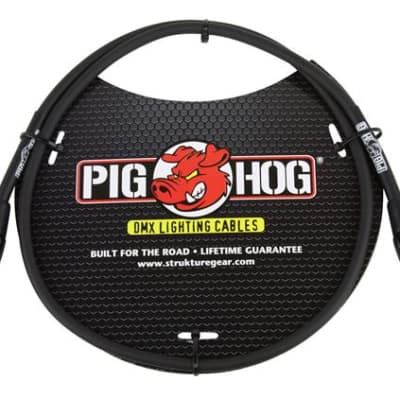 Pig Hog PHDMX3 3 Pin DMX Lighting Cable 3 Foot