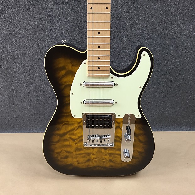 Greg Bennett Formula FA 2 Grover Duncan Brown Sunburst Telecaster style Electric Guitar Samick FA2