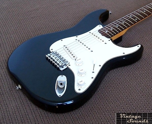 Fresher Straighter FS-380 Stratocaster early 80's Black image 1
