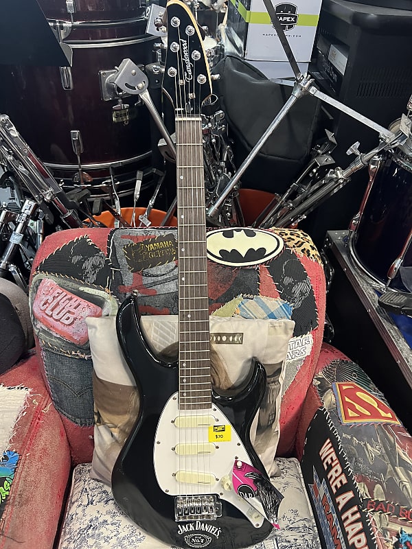 Tanglewood Jack Daniel’s Strat Black & White Reverb