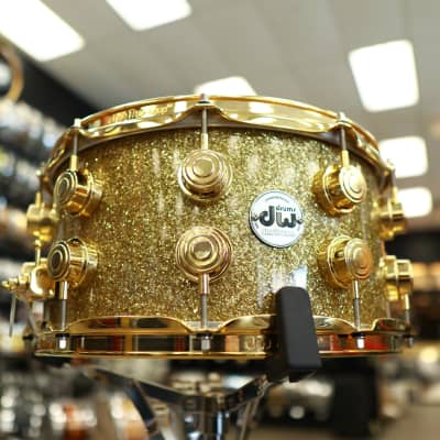 DW Collector's Series Pure Maple 10+6 Snare 7x14 - Pale Blue