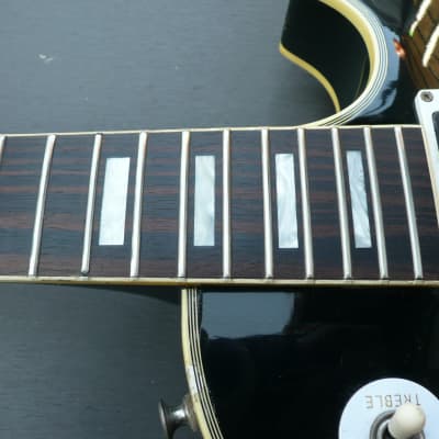 Greco EG600PB 1978 Black Peter Frampton model+Brown Gig Bag