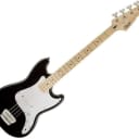 Squier by Fender Bronco Bass, Black with Maple Fingerboard