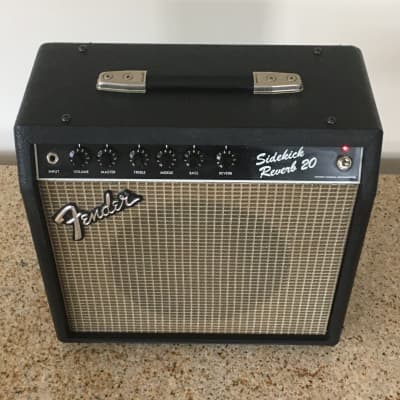 1986 Vintage Fender Sidekick Reverb 20 Blackface Spring Reverb