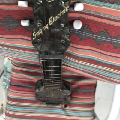 Rare Vintage 1940's Bronson "Singing Electric" Lap Steel Guitar W/Original Case image 6