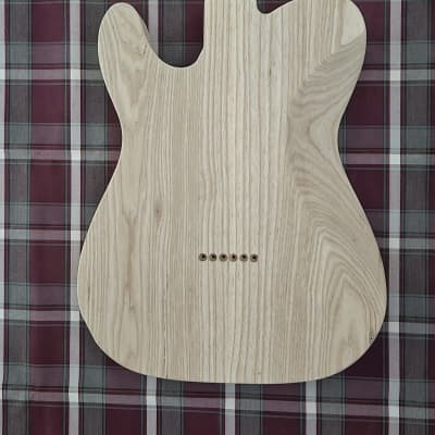 Woodtech Routing - 2 pc Swamp Ash - Arm & Belly Cut - Telecaster Body - Unfinished image 2