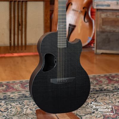 McPherson Blackout Carbon Fiber Sable Standard Top Acoustic Guitar w/ Evo Frets and Black Gotoh Tuners w/ LR Baggs Pickup #2242 image 5
