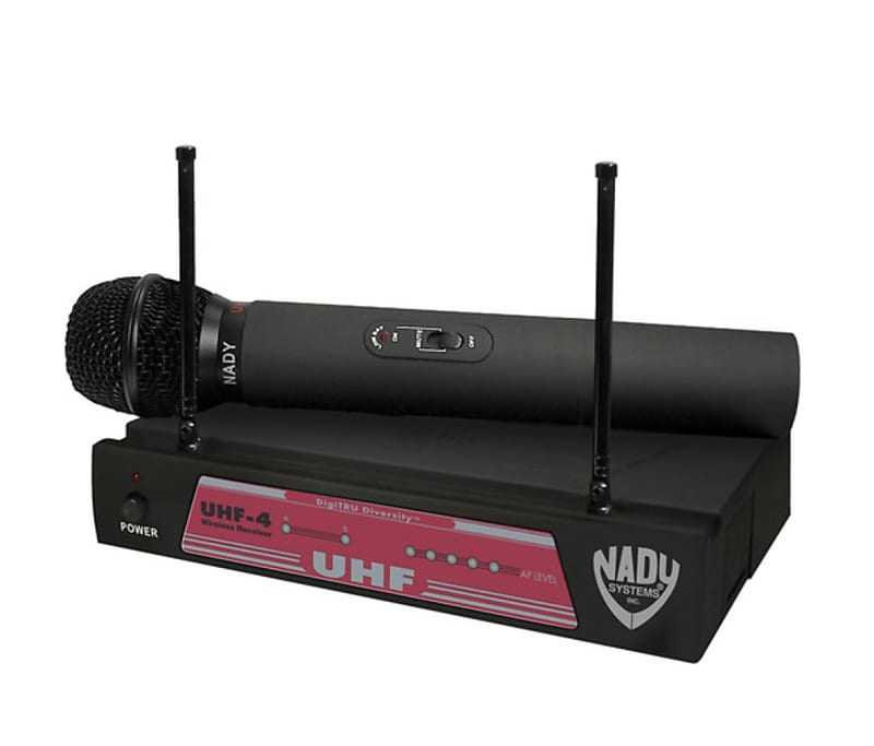 Nady UHF-4 Single Channel DigiTru Diversity System Handheld 911.70 Mhz image 1