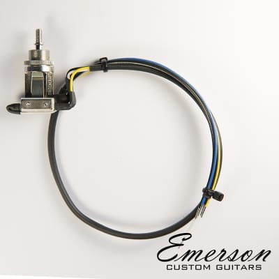 Emerson Custom Short Straight Switchcraft Prewired 3-Way Toggle Switch image 1
