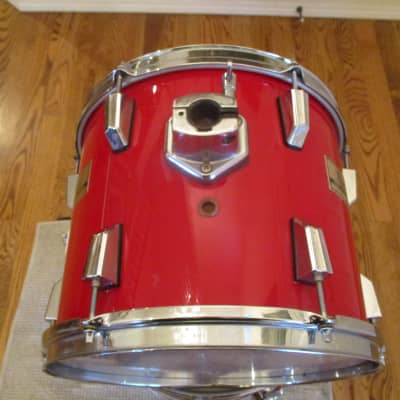Pearl Vintage World Series 12 Round X 9 Rack Tom, Hardwood Shell, Lipstick Red - Excellent ! image 5