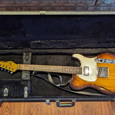 G&L Tribute Series ASAT Classic Bluesboy Semi-Hollow Tobacco Sunburst with Rosewood Fretboard (with G&G Hardcase!) for sale