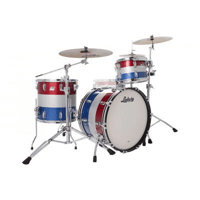 Ludwig Legacy Maple Limited Edition "4th of July" Fab Outfit 9x13 / 16x16 / 14x22" Drum Set