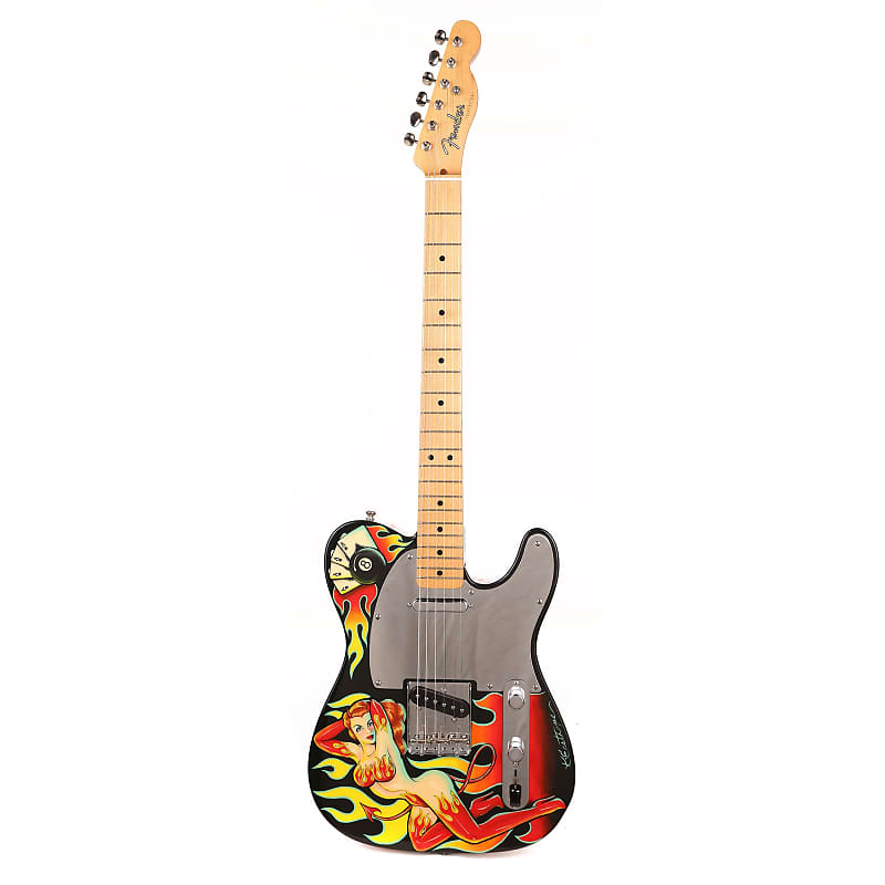 ギター 2006 Fender Custom ShopMBS Chris Fleming Fender Custom Shop Esquire and Pro Junior Pin-Up Graphic Set