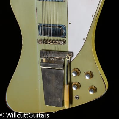 Gibson Custom Shop 1963 Firebird V w/ Maestro Vibrola Murphy Lab Heavy Aged Antique Frost Blue (893) for sale