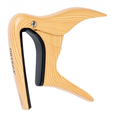 ORTEGA OCAPOCV-MAD One Touch Curved Kapodaster für Western/E-Gitarre, ahorn for sale