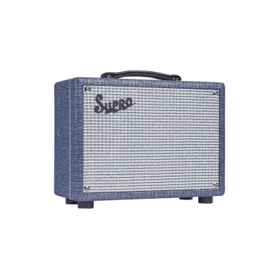 Supro 1605RJ Reverb 5-Watt 1x8 Tube Guitar Combo 2022 Blue Rhino image 4