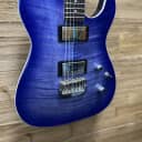 G&L Tribute Series ASAT Deluxe Carved Top with Rosewood Fretboard Bright Blueburst. New!