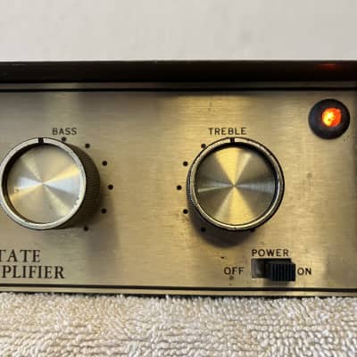Vintage Portable XAM Mark II T Solid State Stereo Amplifier-Tuner/Phono-Tested Working 1969 - Brown/Silver image 4