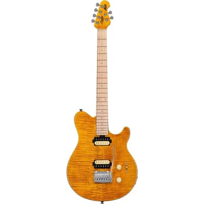 Sterling by Music Man Axis AX3FM Electric Guitar (Trans Gold)(New) image 2