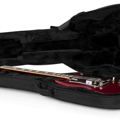 Gator Cases GL-SG Rigid EPS Polyfoam Lightweight Guitar Case for Solid-Body Electrics Gibson SG image 8