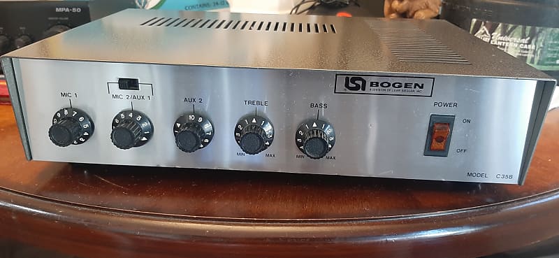 Bogen C35B 1980s Gray | Reverb