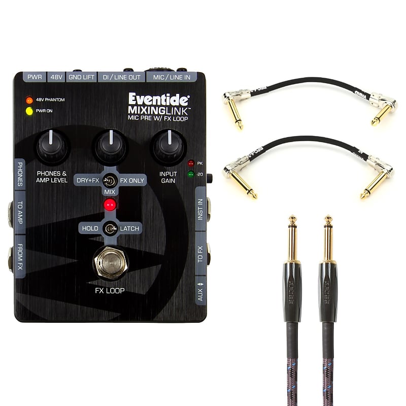 New Eventide MixingLink Mic Preamp and FX Loop Pedal Mixing Link