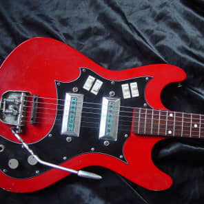 1960's Kay Truetone with Gibson made P-35/Kelvinator Pickups image 11
