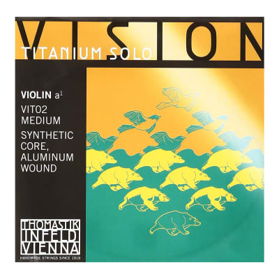 Thomastik-Infeld	VIT02 Vision Titanium Solo Aluminum-Wound Synthetic Core 4/4 Violin String - A (Medium)