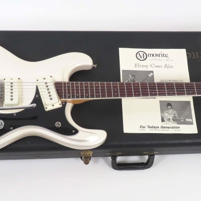 1988 Mosrite V88 Ventures White Pearlescent -Semie Moseley Signature -One of the First V88s image 4